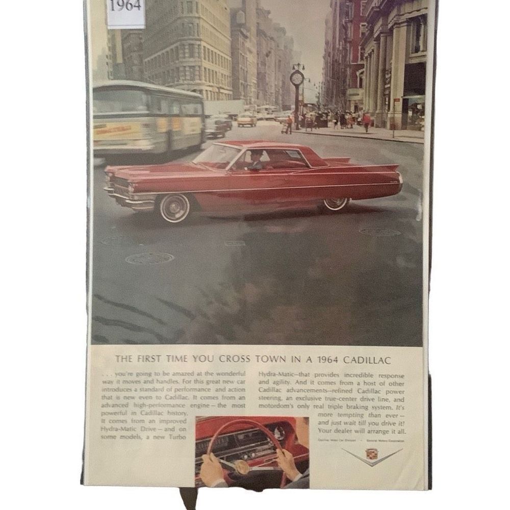 Vintage 1964 Cadillac Cross Town In A Cadillac Ad As Advertisement